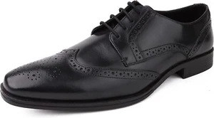 Klassische Oxford Anzugschuhe für Herren Business formelle Brogues Derby Schnürschuhe - Bild 1 von 9