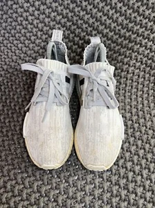 Adidas NMD R1 Glitch Camo Grey Sneakers Running Shoes Women Size 6.5 BY9865 - Picture 1 of 14