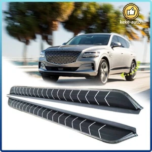 Apto para Hyundai Genesis GV80 2021-2023 estriberas peldaños laterales pedales barra Nerf - Imagen 1 de 8
