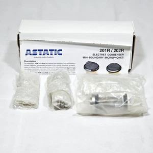 ASTATIC 202-RW Omnidirectional Miniature Boundary Condenser Microphone | New - Picture 1 of 3