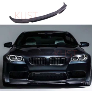 Carbon Fiber Front Bumper Lip Chin Spoiler 1PCS SUIT@For BMW 5 Series 2011-2017 - Picture 1 of 14