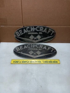 Beach craft Boat Emblems Vintage Racing Beechcraft - Picture 1 of 7