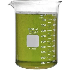 1000ml Glass Beaker, Griffin Low Form, Graduated, PYREX 1000-1L (Single) - Picture 1 of 2