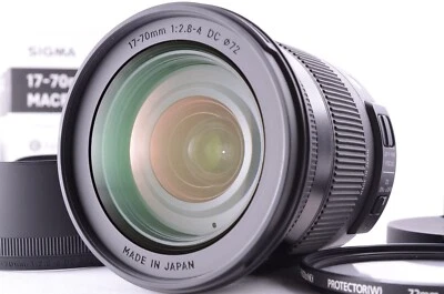 [MINT in Box] SIGMA 17-70mm f/2.8-4 DC Macro (C) OS HSM AF Lens for Nikon Japan - Image 1 of 4