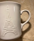 "White" LE CREUSET Paris Eiffel Tower Collection 14 Oz Coffee Cup 400ml Mug