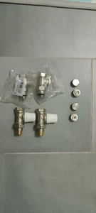 2 complet pour radiateur Corps de vanne droit réglable 1/2" 15x21 - Picture 1 of 1