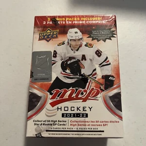 2021-22 Upper Deck MVP NHL Hockey-Factory Sealed Blaster Box-(15 X 6-Card Packs) - Picture 1 of 5