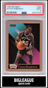 1990 Skybox David Robinson PSA 9 MINT San Antonio Spurs #260 - Picture 1 of 3