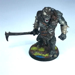 Hill Troll Chieftain Buhrdur - LOTR Warhammer / Herr der Ringe bemaltes Metall - Bild 1 von 3