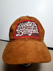 Hootie & the Blowfish Corduroy Hat Brown Leather Strap Back Adjustable