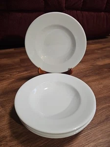Oneida Buffalo Bright White Ware Porcelain Pasta/salad Bowl SET OF 4 - Picture 1 of 5