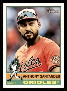 2025 Topps Heritage #321 Anthony Santander Baltimore Orioles - Bild 1 von 2