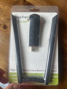 Adaptateur USB double bande sans fil AC1200 AC3 NEUF Bros Trend - Photo 1/2