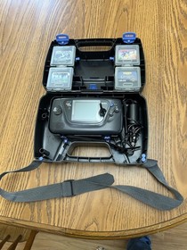 Sega Game Gear Handheld Portable Console/System w Case 9 Games Works