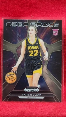2024 Panini Prizm Draft Picks - Deep Space Caitlin Clark #8 (RC) - Image 1 of 2