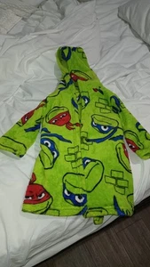 Size 2 Toddler Ninja Turtles Bath Robe - Picture 1 of 8