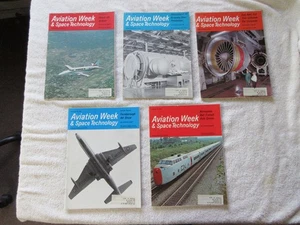 September 1968 Aviation Week & Space Tech, 5 Issues, Excellent Condition - Picture 1 of 7