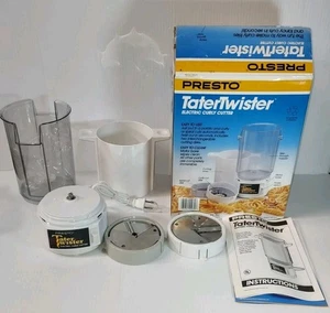 Presto Tater Twister 02930 Electric Curly Fries Fry Maker Spiral Cutter Open Box - Picture 1 of 17
