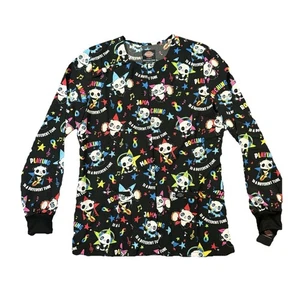 NWT Small Dickies Women’s Scrub Jacket Colorful Inclusive Snap Closure BRAND NEW - Picture 1 of 17