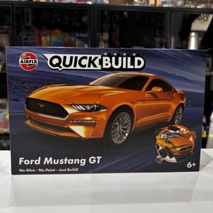 Airfix J6036 Quickbuild Ford Mustang GT orange 46 Teile Anfänger 6+ Modellsteine - Bild 1 von 6