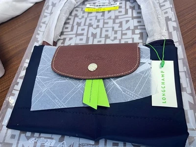 LONGCHAM New Large Navy Blue Tote Bag Women Travel Bag HOT UK