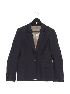 Jigsaw Damen Blazer UK 12 Blau Viskose mit Leinenmantel - Bild 1 von 6