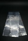 Tripact LDPE Clear Poly Bags Gusseted Bags - 6"x3.5"x15" - 1.0mil 100pcs