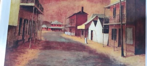 VINTAGE RUSSELL DRYSDALE UNFRAMED PRINT - SOFALA - Picture 1 of 4