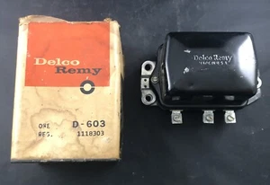 1940-1952 Chevrolet Car Truck Delco Remy voltage regulator 1118303 D-603 VB2 - Picture 1 of 9