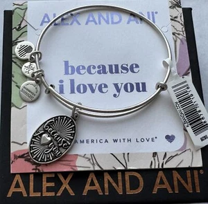 Alex and Ani 'Because I Love You II' Charm Armreif - Bild 1 von 6