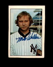 Mike Wallace Signed 1975 SSPC Sample Card St. Louis Cardinals Autograph