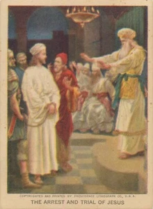 Christian Picture Lessons The Arrest and Trial of Jesus 1914 - Picture 1 of 2