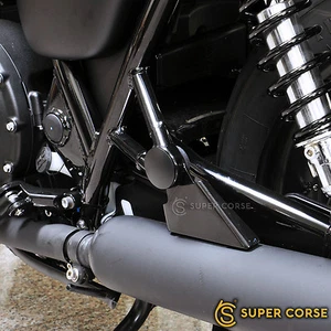 Triumph Street Twin T120 Thruxton 1200 PEG BLOCK OFFS - Picture 1 of 4