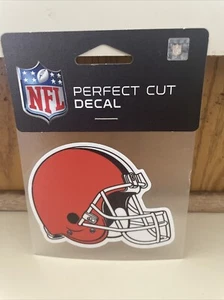 Cleveland Browns Decal 🔥4x4 Helmet 🔥NFL Dawg Pound 🏈🏈 - Picture 1 of 1