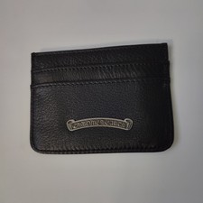 Chrome Hearts Leather Card Holder in Black