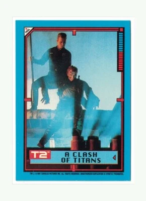 1991 Topps Terminator 2: Judgement Day Stickers #31 A Clash of Titans - Image 1 of 3