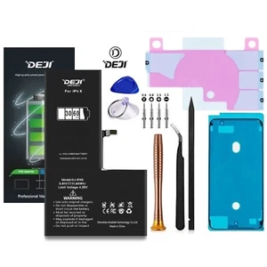 Battery For iPhone SE 5 5s 6 6s 7 8 X XS XR SE2 11 PRO MAX PLUS DEJI Replacement - Picture 1 of 41