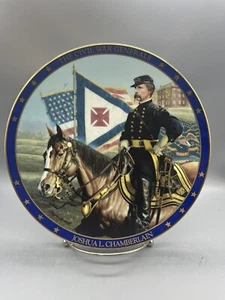 Placa de coleccionista de generales de la Guerra Civil Joshua L. Chamberlain - Imagen 1 de 3