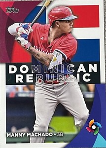 2023 Topps World Baseball Classic #WBC-9 Manny Machado- Free Shipping Always!