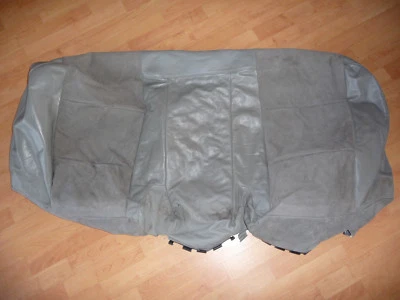 Asiento inferior trasero Audi S8 D2 01 02 03 material cuero gris fábrica Alcántara Foto 1 de 4