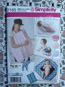 Simplicity Sewing Pattern 2165 Babies' Accessories Diaper Cover in Three Sizes - Picture 1 of 2