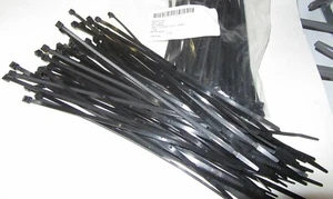 100 General Dynamics 10005960 Aircraft Aviation Cable Tie Strap .11.1" Zip Wrap - Picture 1 of 2
