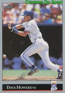 004 DAVE HOWARD KANSAS CITY ROYALS BASEBALL CARD LEAF 1992 - Bild 1 von 1