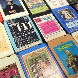 8-Track Tapes LOT Guy Lombardo GLENN MILLER Peggy Lee MANILOW Exotic Guitar Fats - Picture 1 of 9