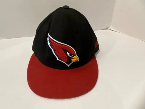 NFL Adults Arizona Cardinals Baseball Hat Cap signed by Mascot Big O & #4 Player Cover