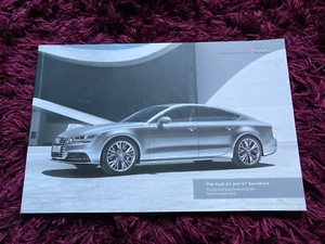 Audi A7 and S7 Sportback Brochure 2016, UK issue, dated April 2015 - Picture 1 of 3