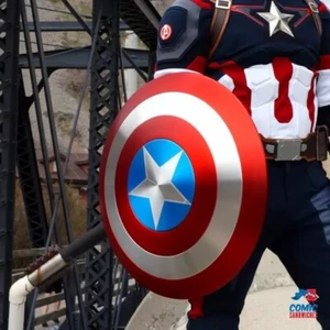 Scudo Captain America Marvel Legends 75° Anniversario Avengers Lega Metallo 1:1 - Foto 1 di 8
