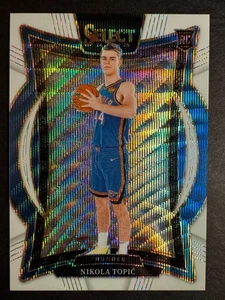 Nikola Topic White Wave Prizm 92/99 Rookie RC 2024-25 Panini Select Concourse - Bild 1 von 3