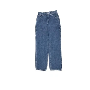 Riders By Lee Carpenter Straight Women's size 6 Dark Wash Blue Denim Jeans - Picture 1 of 4
