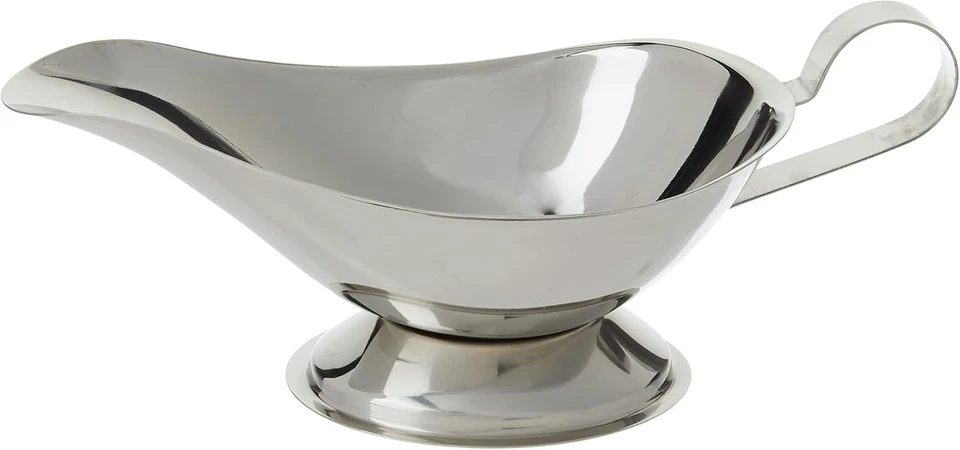1 PC WinCo Gravy Boat 10oz 10 Oz Stainless Steel Restaurant Grade